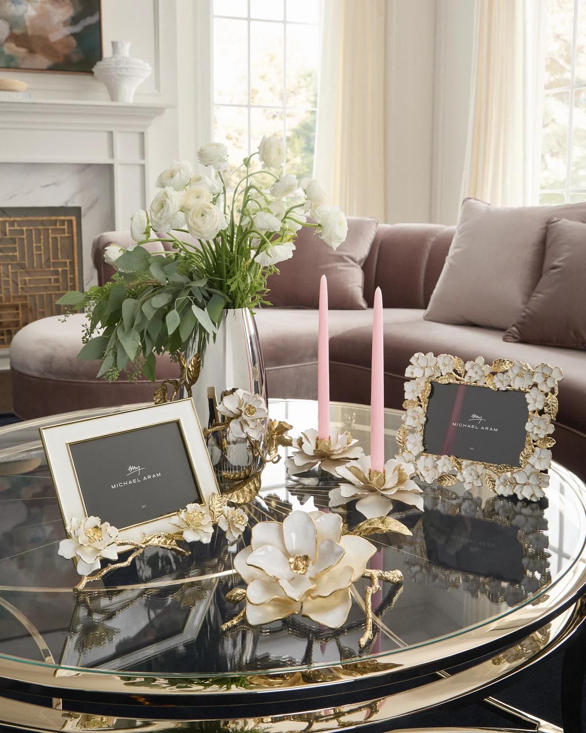 Michael Aram Gardenia Easel Picture Frame, 5